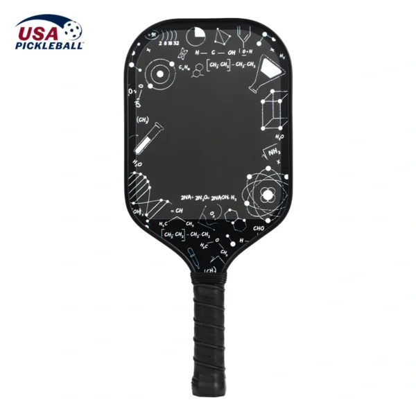 Power 16mm Thermoformed Raw Carbon Fiber Pickleball Paddle VortexPaddle