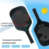 Power 16mm Thermoformed Raw Carbon Fiber Pickleball Paddle VortexPaddle