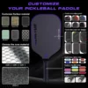 T700 Raw Carbon Fiber Pickleball Paddle for B2B, Institutional, and Custom Program Supply