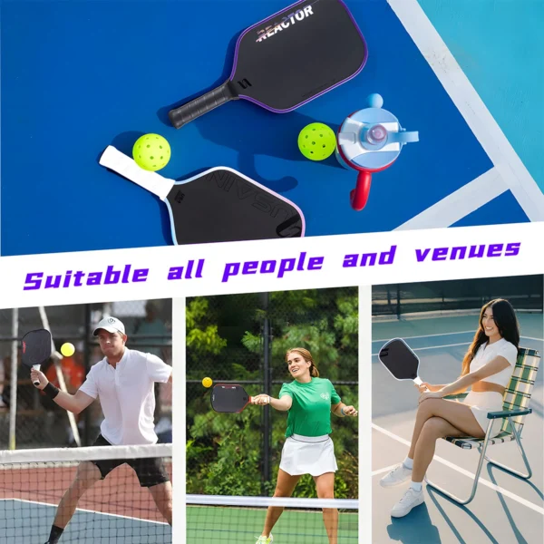 T700 Raw Carbon Fiber Pickleball Paddle for B2B, Institutional, and Custom Program Supply