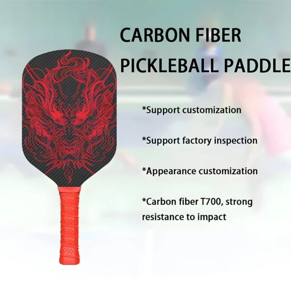 Thermoformed Carbon Fiber Pickleball Paddle for B2B & Institutional Supply
