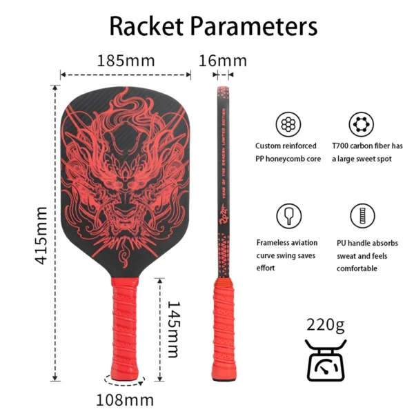Thermoformed Carbon Fiber Pickleball Paddle for B2B & Institutional Supply