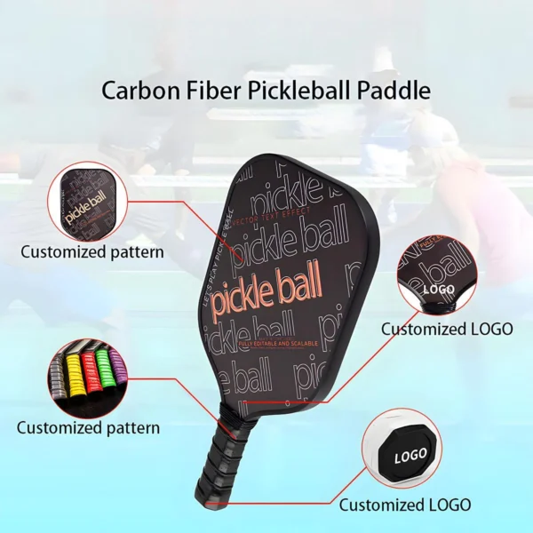 Wholesale Carbon Fiber Pickleball Paddle for B2B and Institutional Programs_VortexPaddle (4) Wholesale Carbon Fiber Pickleball Paddle for B2B and Institutional Programs